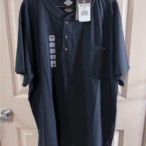 Dickies Short Sleeve Henley T-Shirt, 3XL